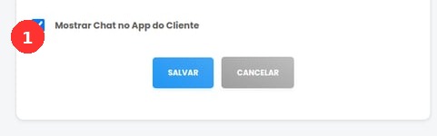 Configuração do chat